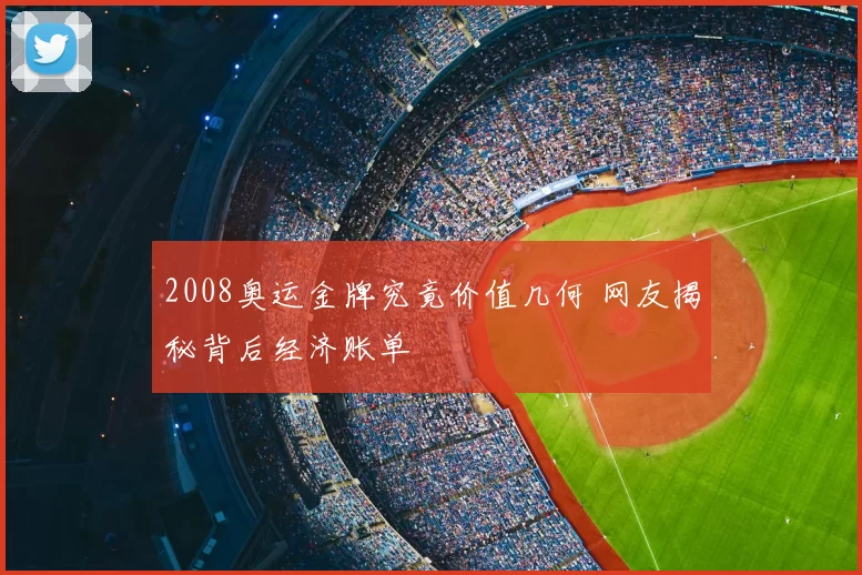 2008奥运金牌究竟价值几何 网友揭秘背后经济账单